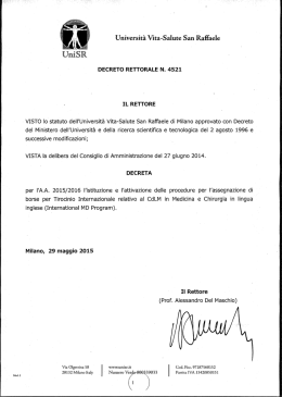 vai al documento - Universit&agrave; Vita