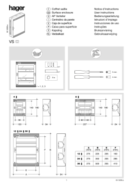 Notice d`instructions User instructions Bedienungsanleitung