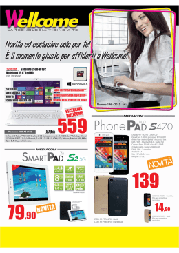 Volantino Offerte Wellcome Febbraio 2015