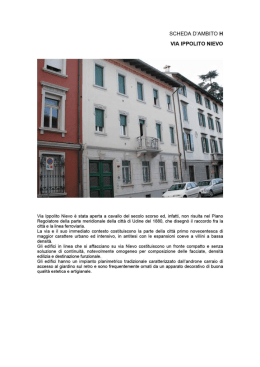 scheda d`ambito h via ippolito nievo