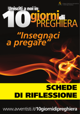 Insegnaci a pregare - Avventisti del Settimo Giorno