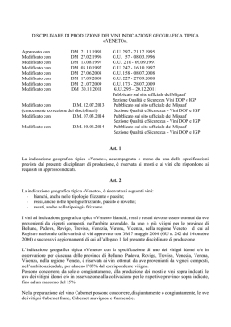 Indicazione geografica tipica &laquo;Veneto&raquo;