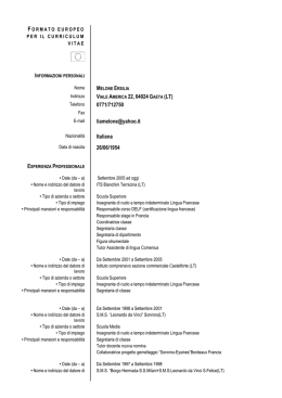 CV_Melone - ITS Bianchini