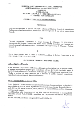 sistema sanitario regionale del piemonte azienda ospedaliero