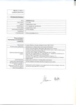 L INFORMAZIONI PERSONALI&Icirc;