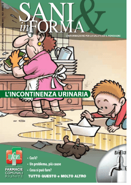 L`incontinenza urinaria - Informazioni sui farmaci