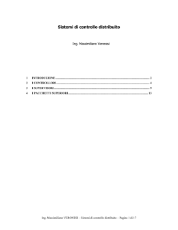 Sistemi di controllo distribuito-Veronesi