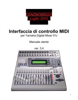 Interfaccia di controllo MIDI