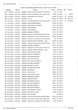 Page 1 DD. ~ Pavullo net Frignano Calcofo Tempestiw`t&egrave; pagamenti
