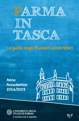 PARMA IN TASCA - Universit&agrave; degli Studi di Parma