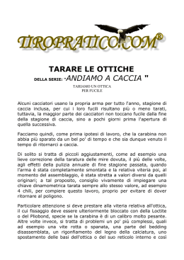 TARARE LE OTTICHE