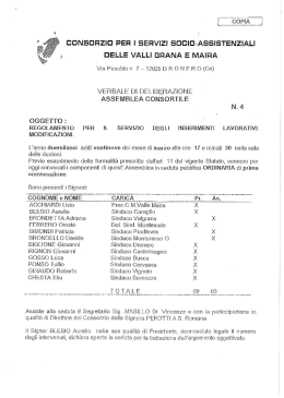 ÙELLE VALLI GRANA E MAIRA - Consorzio per i servizi socio