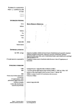 BMB INGEGNERIA - ING. MANNUCCI BENINCASA