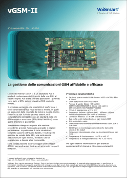 Scarica le specifiche in formato PDF