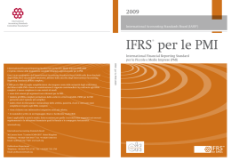 IFRS per le PMI - Accesso Utenti Registrati