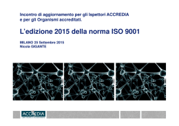 L`edizione 2015 della norma ISO 9001
