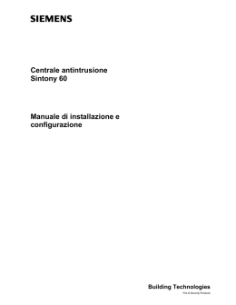 Manuale installazione siemens c60