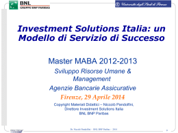 BNL Paribas/Investment Solutions Italia
