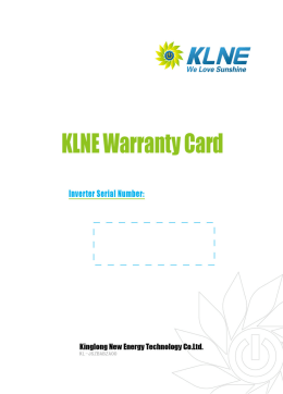 KLNE - Oakapple Renewable Energy