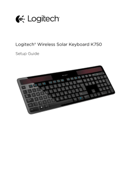 Logitech® Wireless Solar Keyboard K750