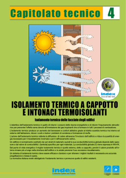 isolamento termico a cappotto e intonaci termoisolanti
