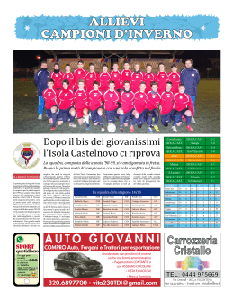 Isola Castelnovo - Sport Quotidiano