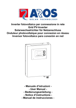 Inverter fotovoltaico per connessione in rete Grid PV