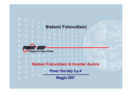 Corso Impianti PV_Aurora - condivisione di alekos.net