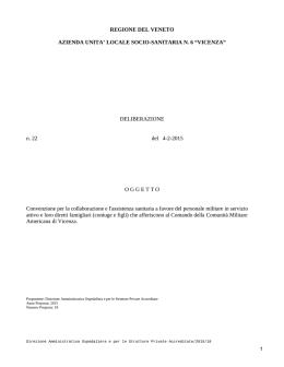 DELIBERAZIONE n. 22 del 4-2-2015 OGGETT
