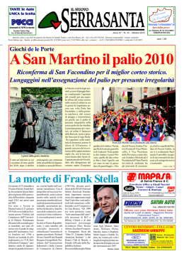 N.10 - Ottobre 2010 - Il Nuovo Serrasanta