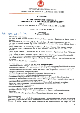 Bando - DSCB - Università degli Studi di Torino