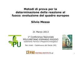 Silvio Messa - 2a conferenza nazionale poliuretano espanso rigido