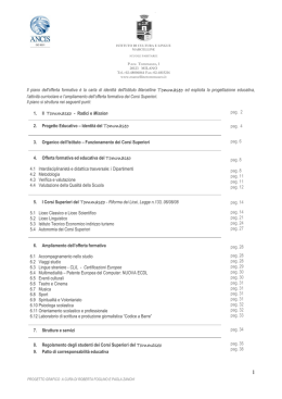 Scarica il POF completo - Istituto Marcelline Tommaseo