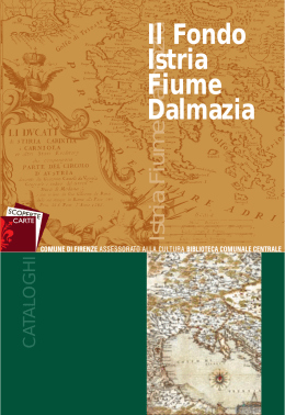 Il Fondo Istria Fiume Dalmazia