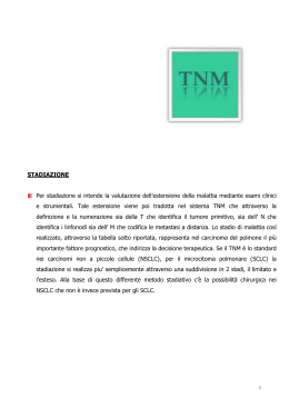 stadiazione - Associazione Italiana Oncologia Toracica