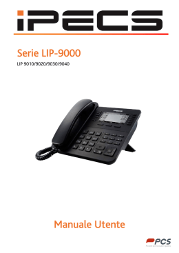 Serie LIP-9000 Manuale Utente