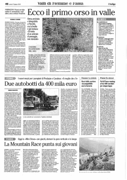 il Psicosi con false notizie di &laquo;arrampicato&raquo; sugli alberi, unica