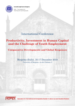 International Conference Productivity, Investment in Human