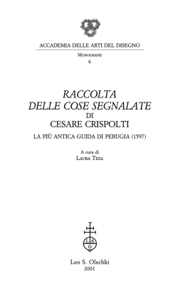 Indici - Casa Editrice Leo S. Olschki