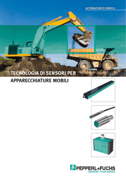 Tecnologia di sensori per Apparecchiature Mobili