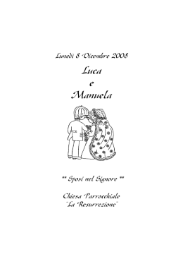 Luca e Manuela - Congedati Folgore