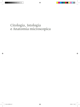 Citologia, Istologia e Anatomia microscopica