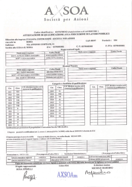 Soc1cta per A2101111 - Italiana Costruzioni