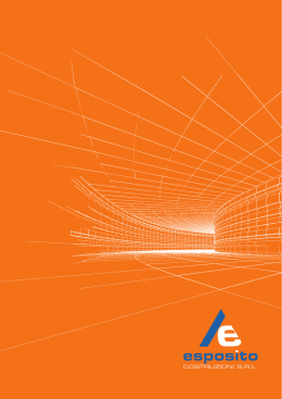 Scarica la brochure 2015 - espositocostruzionisrl.it