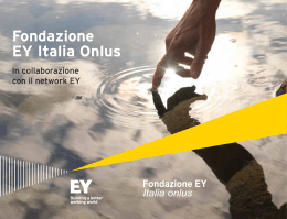 Come contattare Fondazione EY Italia Onlus