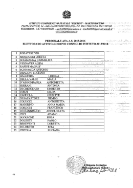 ISTITUTO COMPRENSI V0 STATALE &ldquo;PERTINI&rdquo;