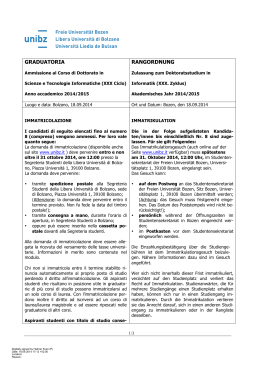 CS Rangliste PhD 2014_DEF - Libera Università di Bolzano