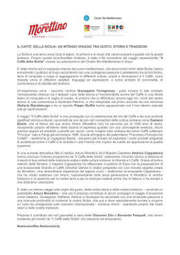 IL CAFFE` DELLA SICILIA: UN INTENSO VIAGGIO