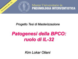 BPCO - Master in Pneumologia Interventistica