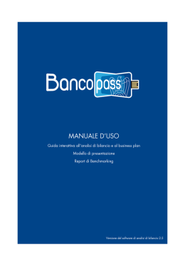 Manuale d`uso